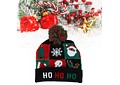 GORRO NAVIDEÑO CON LUZ LED Y POMPÓN MOD#🎅🏻