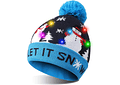 GORRO NAVIDEÑO CON LUZ LED Y POMPÓN MOD#🎅🏻