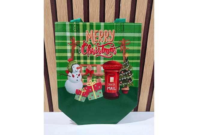 DOCENA DE BOLSAS DISEÑO NAVIDEÑO MOD#STD-976-SD🌲✨