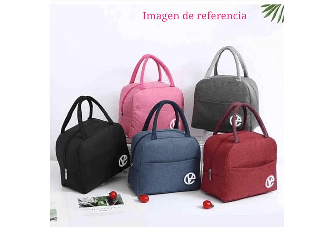 🧆LONCHERAS TERMICAS LUNCH BAG/COLORES LISOS MOD# YH203