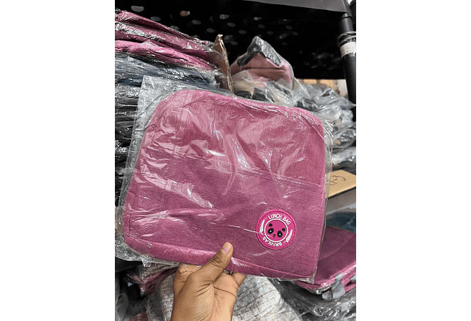 🧆LONCHERAS TERMICAS LUNCH BAG/COLORES LISOS MOD# YH203