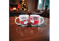 ☃️TAZA DISEÑO NAVIDEÑO/SANTA CLAUS (325ML) MOD# T414-1X83  ☕🎄