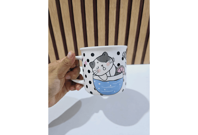 TAZA DISEÑO GATITO (400 ML) MOD# TA11-1X99 😺☕