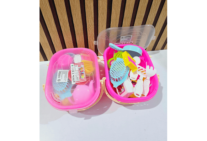 JUGUETE CANASTA/JUEGO DE COCINA MOD# YO90-4X83 🫕