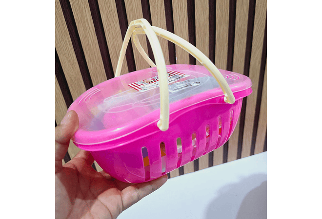 JUGUETE CANASTA/JUEGO DE COCINA MOD# YO90-4X83 🫕