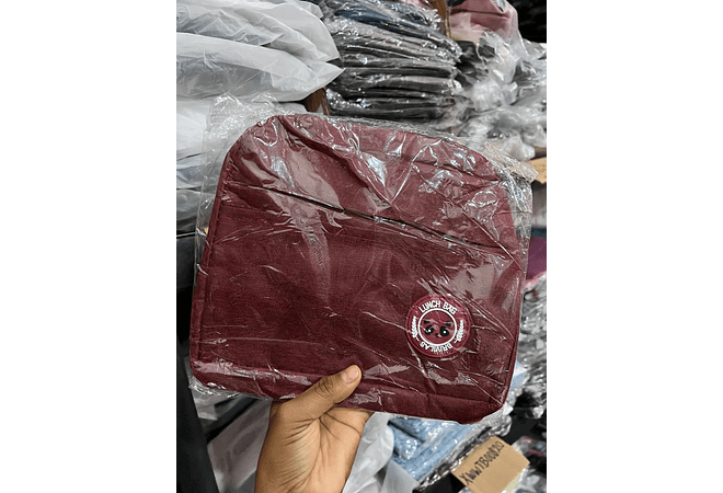 🧆LONCHERAS TERMICAS LUNCH BAG/COLORES LISOS MOD# YH203