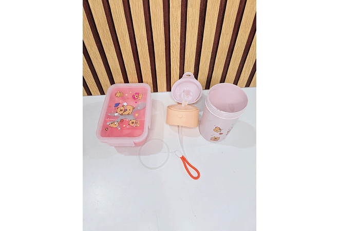 DUO TUPPER CON VASO DISEÑO CAPYBARA MOD# Y772-SXO