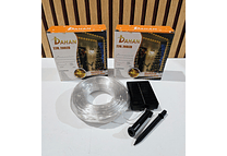 20 MTS MANGUERA DE LUCES LED SOLAR(COLOR,CALIDA, O BLANCA)☃️🌞