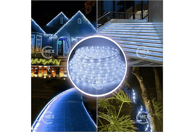 20 MTS MANGUERA DE LUCES LED SOLAR(COLOR,CALIDA, O BLANCA)☃️🌞