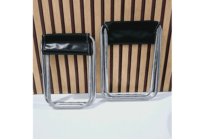 BANCO NEGRO PLEGABLE (MEDIANO) MOD# HWY-0403 🪑