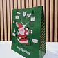 DOCENA DE BOLSAS PARA REGALO DISEÑO NAVIDAD MOD# 31X15NA-7X39 (MEDIANAS - VERDES) 🎄☃️✨ - Miniatura 2