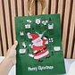 DOCENA DE BOLSAS PARA REGALO DISEÑO NAVIDAD MOD# 31X15NA-7X39 (MEDIANAS - VERDES) 🎄☃️✨ - Miniatura 3