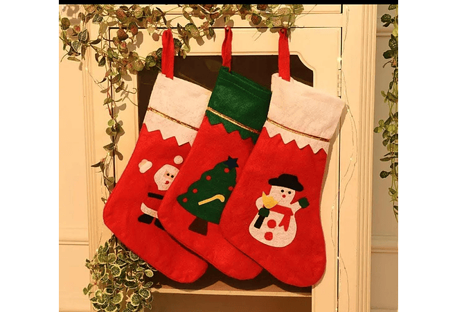 PAQ.12 BOTAS NAVIDEÑAS MOD# 22857  🎉🥳