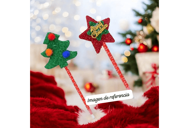 DOCENA DE LAPICEROS NAVIDEÑOS MOD# N2556-13XO 🌲