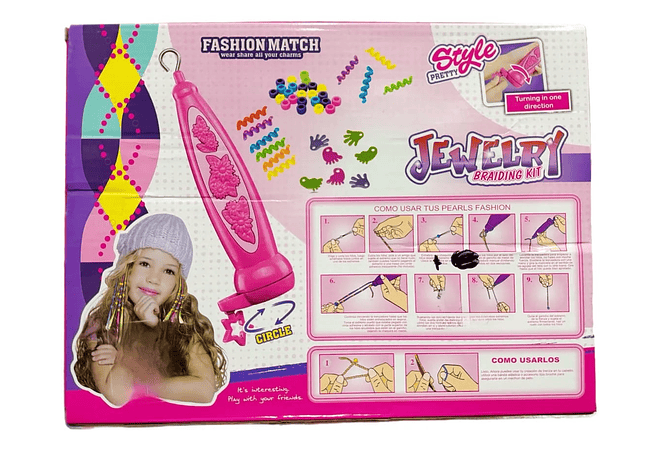 TRENSADOR PARA CABELLO PARA NIÑAS MOD# T1168-5X81  🥰🎁