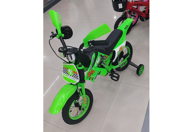 BICICLETA DISEÑO MOTO RODADA #12 MOD# 12157 🚲