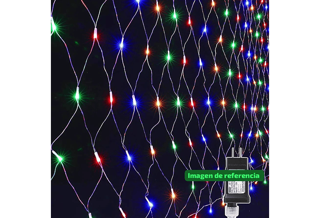 2.5 MST RED NAVIDEÑA LUCES DE COLORES MOD# RED320-09C✨🌲