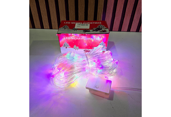 2.5 MST RED NAVIDEÑA LUCES DE COLORES MOD# RED320-09C✨🌲