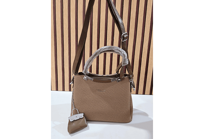 BOLSO DE MANO CON MONEDERITO (LLAVERITO) MOD# N8868