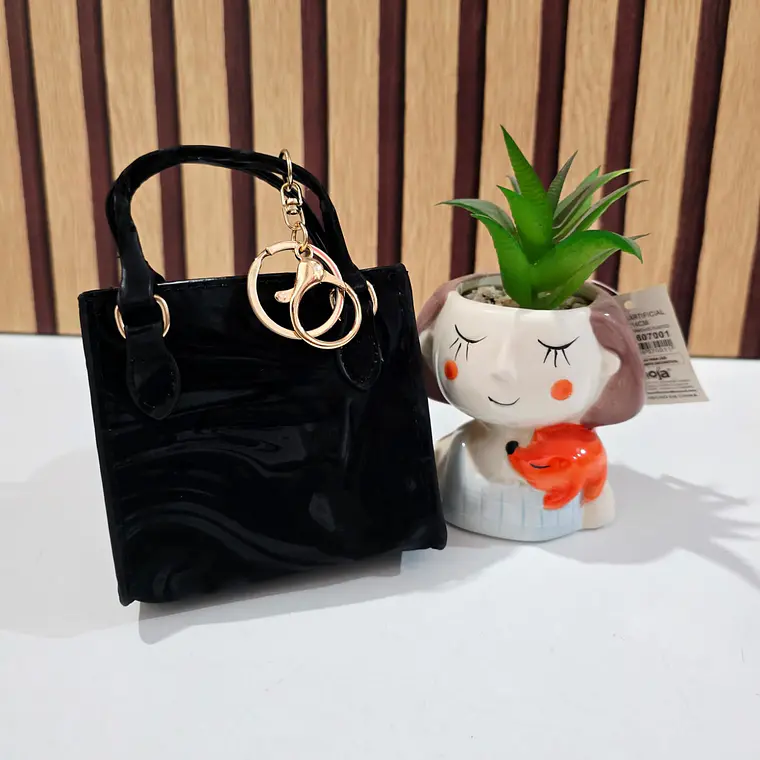MINI MONEDERO/BOLSITA COLORES LISOS CON LLAVERITO(AL AZAR) 3