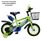 BICICLETA PARA NIÑO RODADA 16 (CON CANASTA Y PORTA VASO)MOD# P-12150 🚲 - Miniatura 2