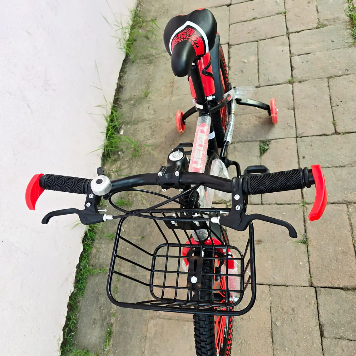 BICICLETA PARA NIÑO RODADA 16 (CON CANASTA Y PORTA VASO)MOD# P-12150 🚲 5