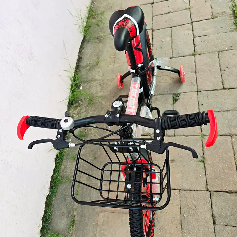 BICICLETA PARA NIÑO RODADA 16 (CON CANASTA Y PORTA VASO)MOD# P-12150 🚲 5