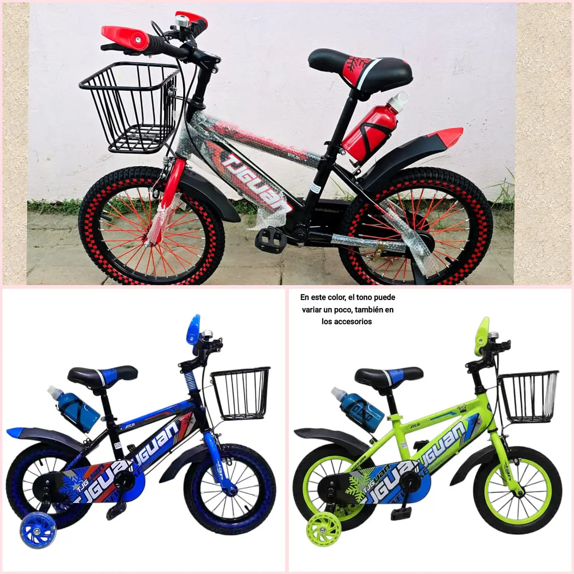 BICICLETA PARA NIÑO RODADA 16 (CON CANASTA Y PORTA VASO)MOD# P-12150 🚲 1