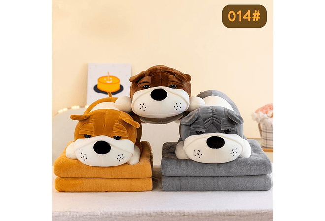 PELUCHE CON FRAZADA DISEÑO PERRITO MOD# 014 🐕