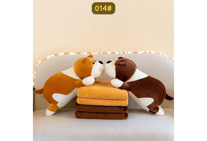 PELUCHE CON FRAZADA DISEÑO PERRITO MOD# 014 🐕