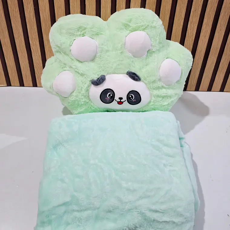 ALMOHADA CON FRAZADA DISEÑO GARRITA /ANIMALITOS MOD# 013🐾  7