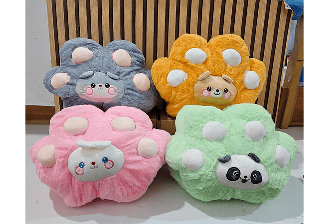 ALMOHADA CON FRAZADA DISEÑO GARRITA /ANIMALITOS MOD# 013🐾 