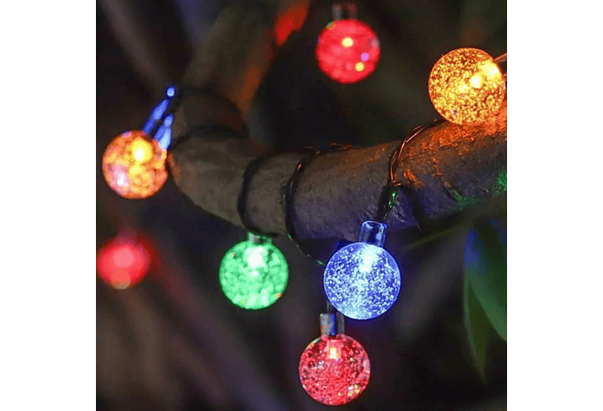 10MTS SERIE DE LUZ LED DE COLORES EN FORMA DE ESFERITAS MOD#QT-100LC- QM-100LC-QT-100LA Y QT-100LH