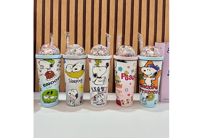 VASO TÉRMICO SNOOPY DE 700ML MOD# 25-termo-126