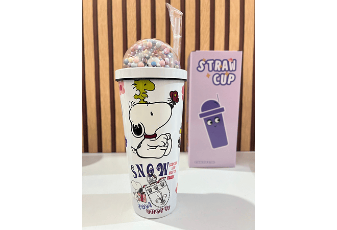 VASO TÉRMICO SNOOPY DE 700ML MOD# 25-termo-126