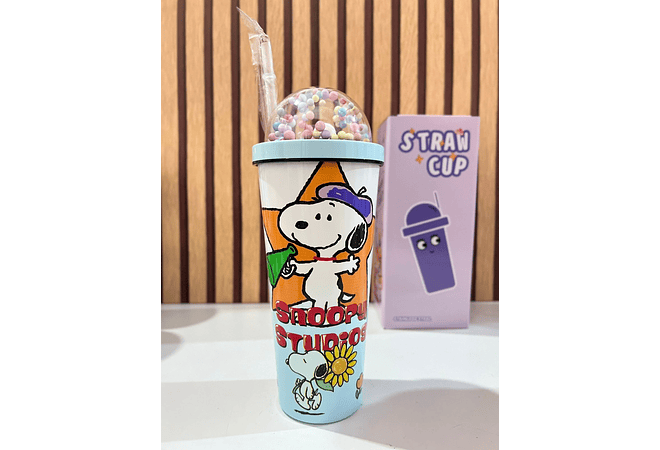 VASO TÉRMICO SNOOPY DE 700ML MOD# 25-termo-126