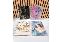 (CUADROS) LIBRETA VARIOS DISEÑOS CON 200 HOJAS MOD# C200-6-6