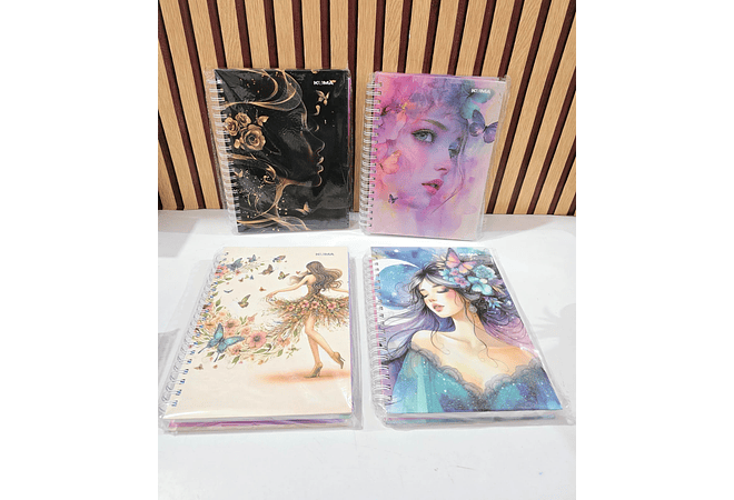 (CUADROS) LIBRETA VARIOS DISEÑOS CON 200 HOJAS MOD# C200-6-6