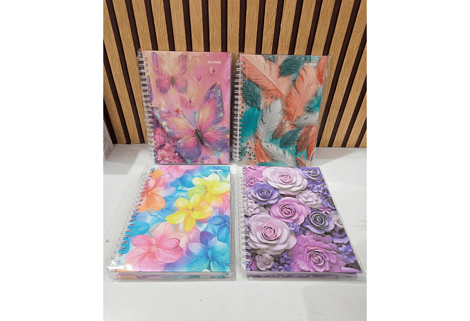 (CUADROS) LIBRETA VARIOS DISEÑOS CON 200 HOJAS MOD# C200-6-6