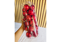 BOTE CON 24 ESFERAS NAVIDEÑAS MOD# SD44-539D