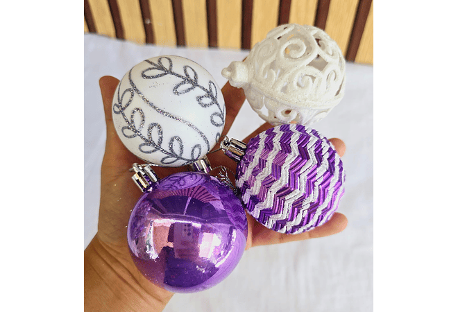 BOTE CON 30 ESFERAS NAVIDEÑAS MOD# TS-60LXD-30BL Y TS-60LXD-30BAMM