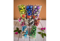 BOTE CON 30 ESFERITAS NAVIDEÑAS MOD# TS-30L-30E, TS-30L-30A O TS-30LDC-30