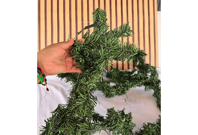 4.75 MTS GUIA GUIRNALDA VERDE/ ADORNO NAVIDEÑO MOD# ZG-270T