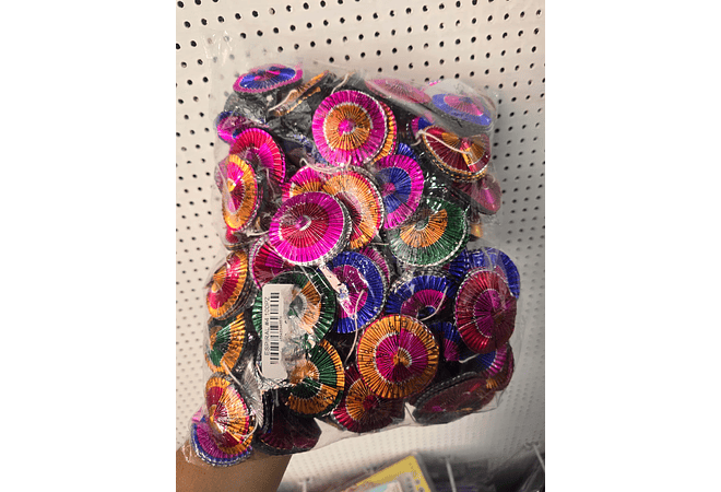 PAQ. DE 100 ESPIRALES/ADORNO NAVIDEÑO