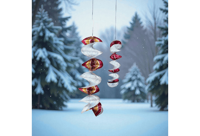 PAQ. DE 100 ESPIRALES/ADORNO NAVIDEÑO