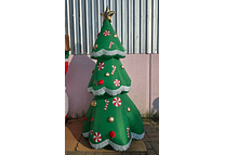 2.40 MTS INFLABLE PINO NAVIDEÑO CON LUZ LED MOD# 391M