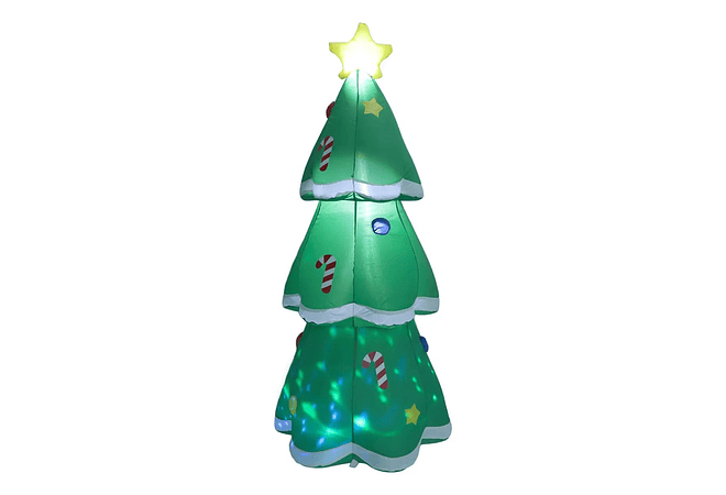 2.40 MTS INFLABLE PINO NAVIDEÑO CON LUZ LED MOD# 391M