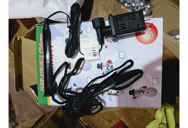 1.20 MTS INFLABLE MUÑECO DE NIEVE  MOD# SD134-39IW ☃️