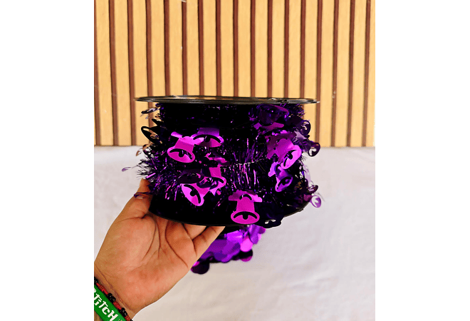 20 MTS ROLLO DE ESCARCHA VARIOS COLORES  Y MODELOS🎄🥳🎅🏻✨