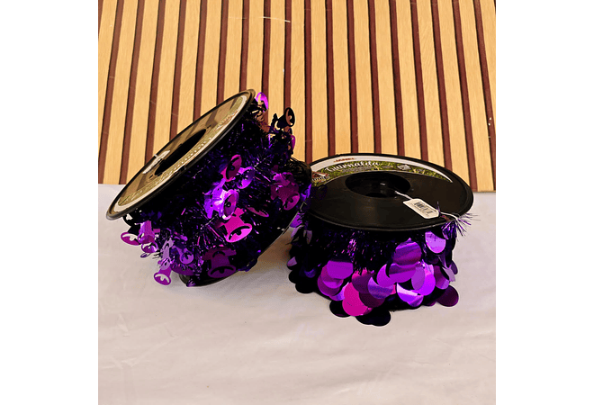 20 MTS ROLLO DE ESCARCHA VARIOS COLORES  Y MODELOS🎄🥳🎅🏻✨